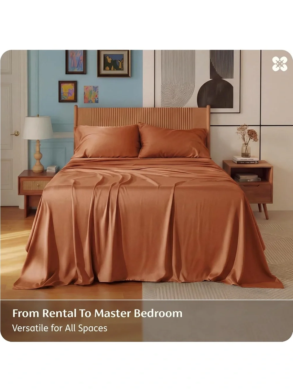 NEW Bedsure PureWoven Rayon Sheet Set Derived from Bamboo